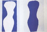 Henri Matisse Shapes white Torso and Blue Torso(Jazz) (mk35) oil painting artist
